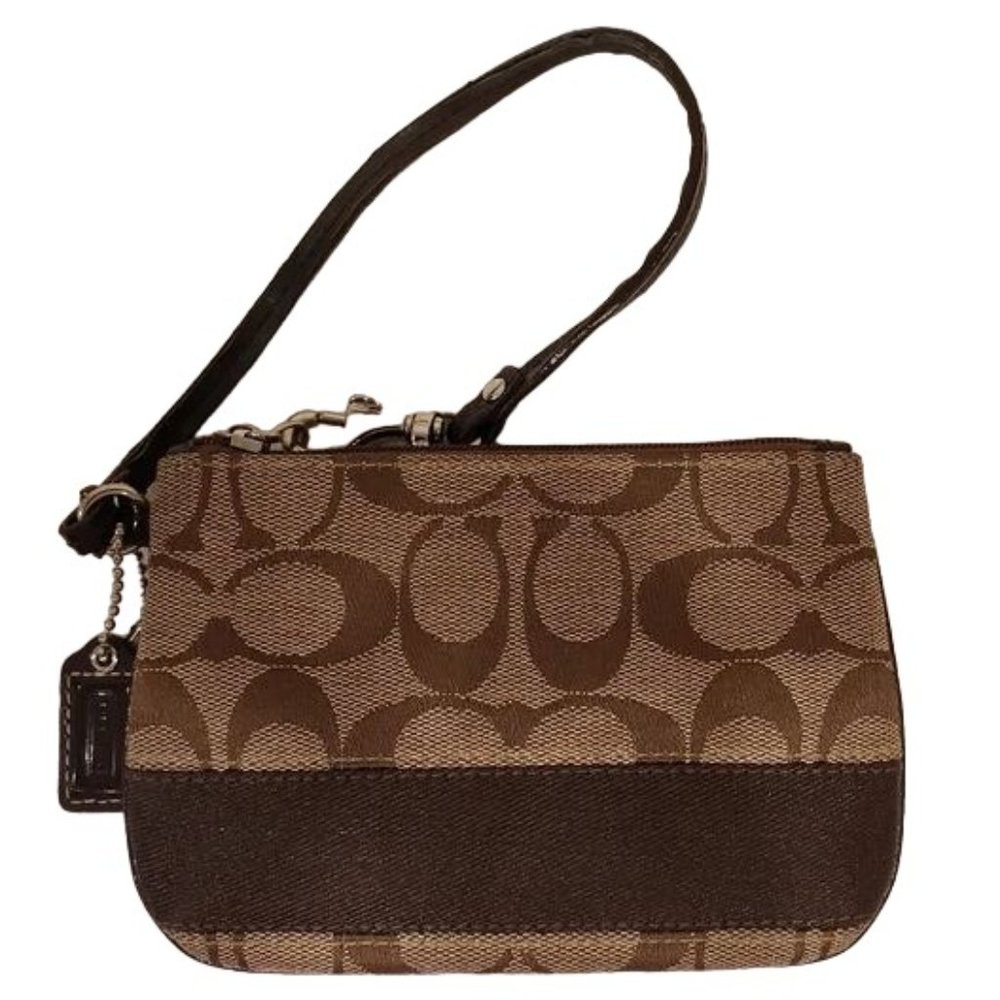 Coach - C Monogrammed - Small Wristlet - EUC